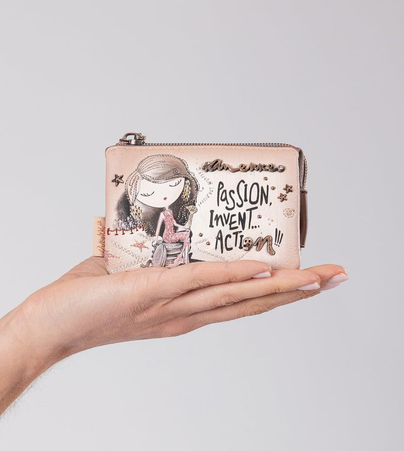 Anekke Hollywood 3-compartment coin purse
