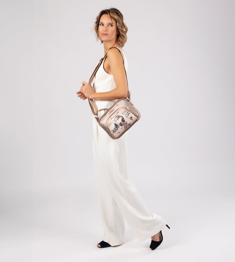 Anekke Hollywood Double Compartment Crossbody Bag