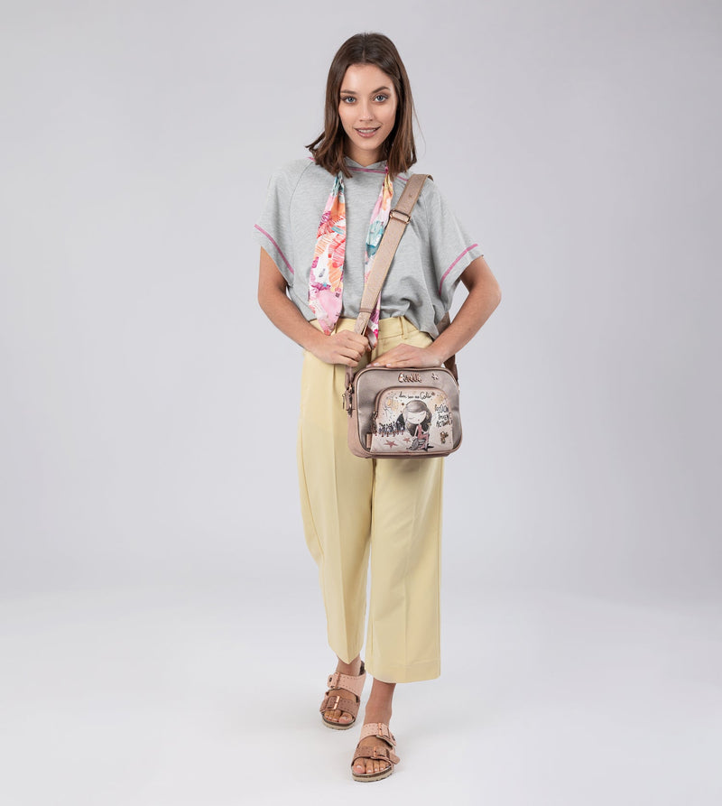 Anekke Hollywood Double Compartment Crossbody Bag