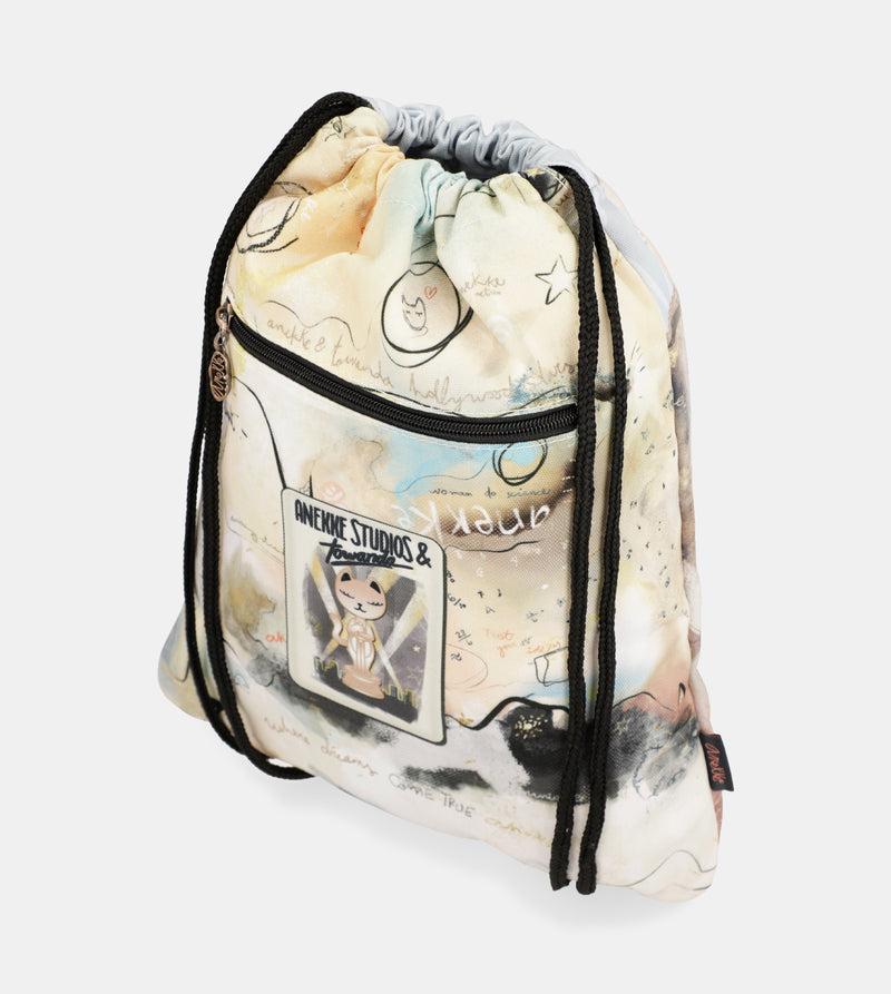 Anekke Hollywood Fabric Drawstring Backpack