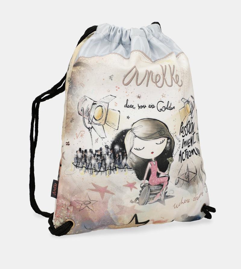 Anekke Hollywood fabric drawstring backpack