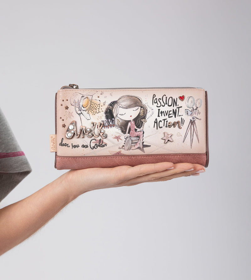 Anekke Hollywood Flexible Large RFID Wallet