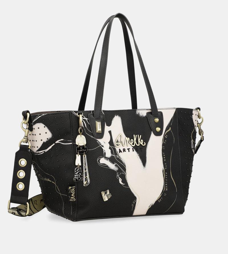 Anekke Large black shopper Nature Shodō