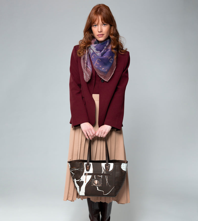 Anekke Large Brown Shopper Nature Shodō