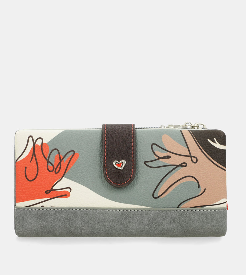 Anekke Large Flexible RFID Wallet Alma