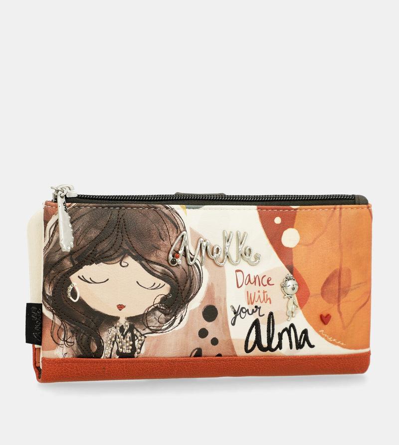 Anekke Large flexible RFID wallet Alma