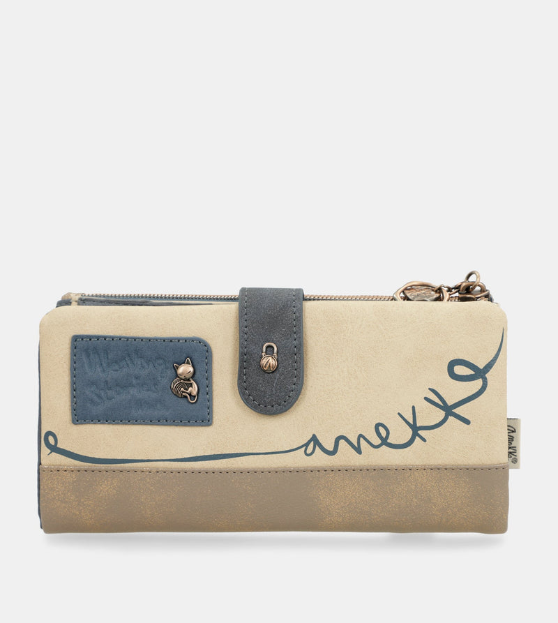 Anekke Large Flexible RFID Wallet Memories