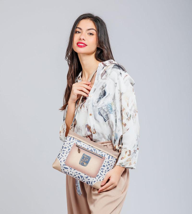 Anekke Large Printed Crossbody Bag Memories