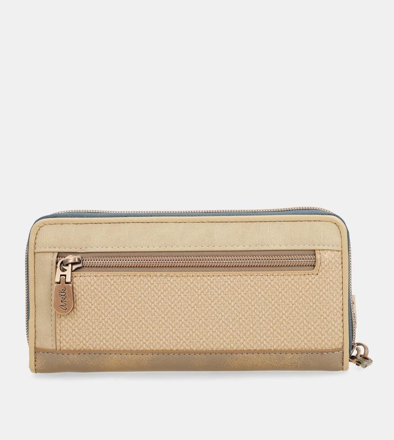 Anekke Large Printed RFID Wallet Memories