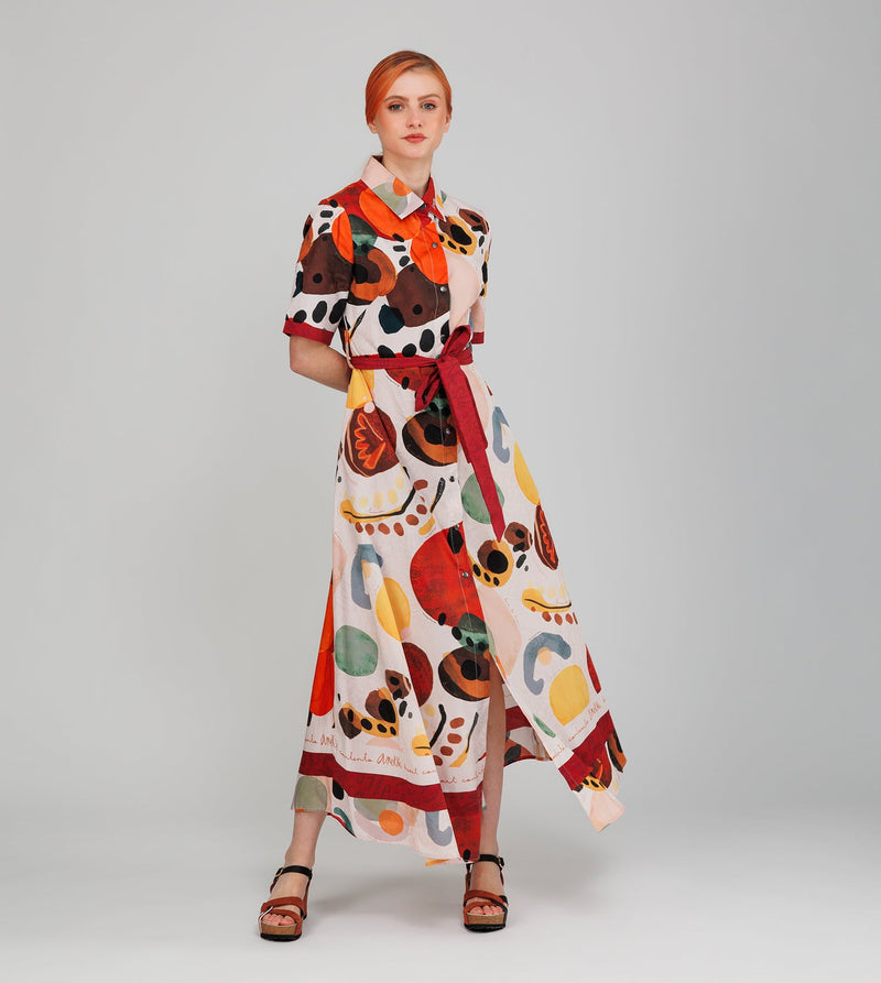 Anekke Long short-sleeve dress Alma