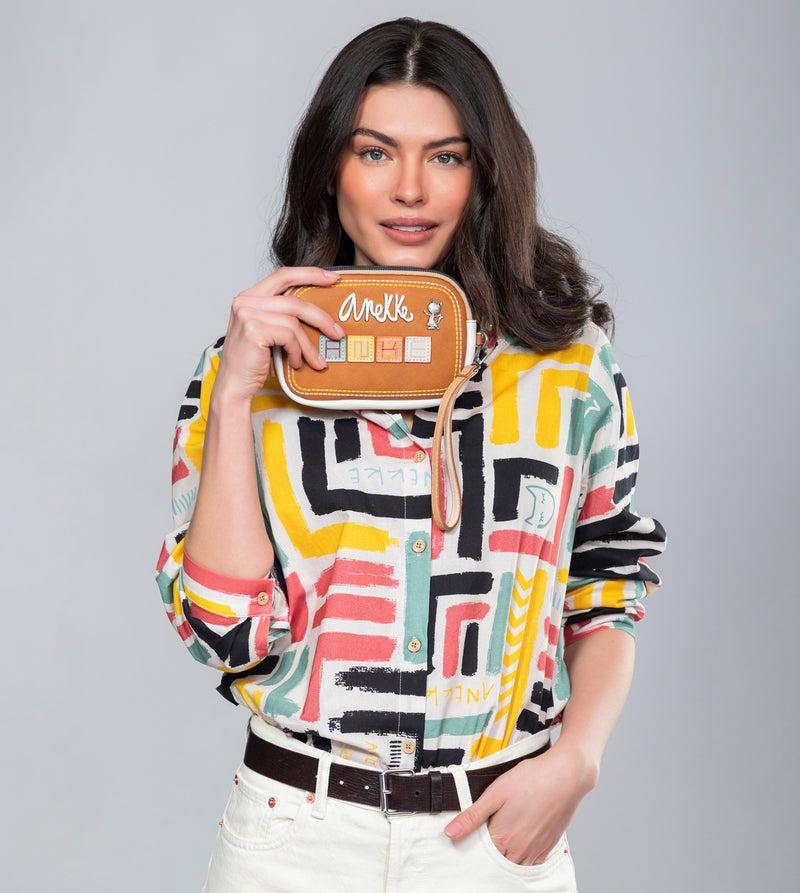 Anekke Magic Souls Briefcase With 2 Compartments