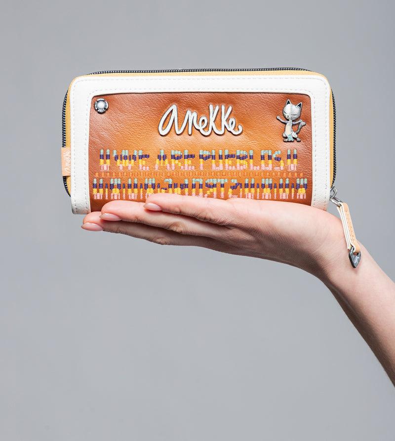 Anekke Magic Souls RFID Brown Wallet