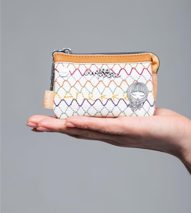 Anekke Magic Souls Wallet With 3 Compartments