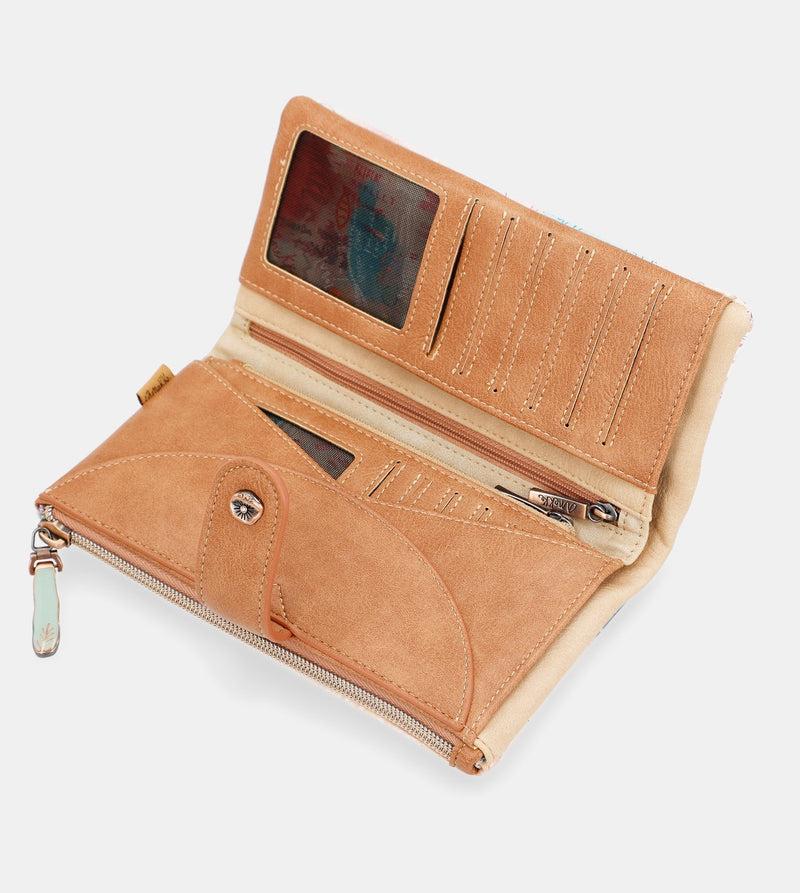 Anekke Mediterranean Large Flexible Fabric Wallet