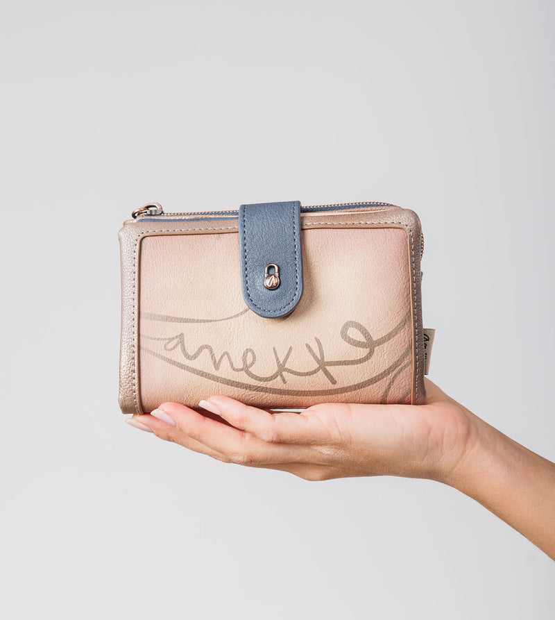 Anekke Medium Flexible RFID Wallet Memories