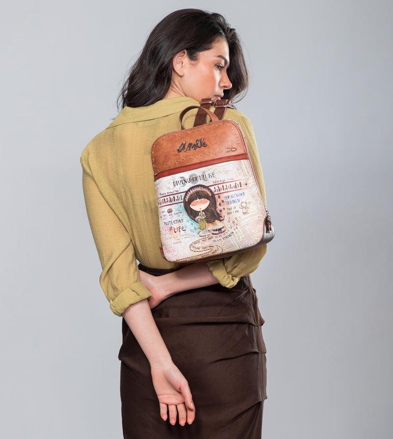 Anekke Menire Ethnic Print Backpack For Strollers