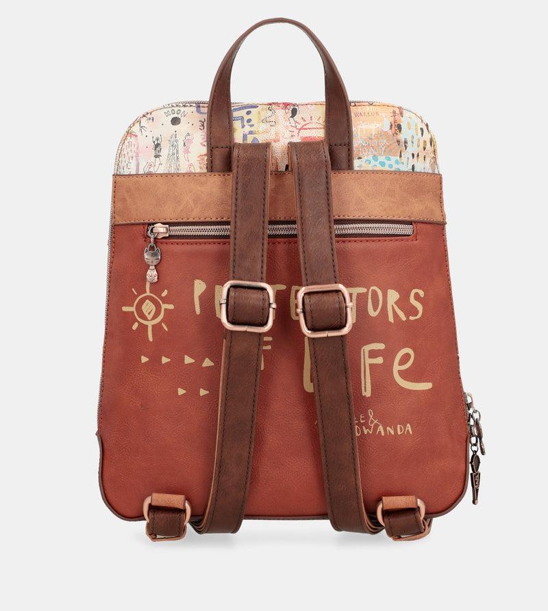 Anekke Menire Ethnic Print Backpack For Strollers