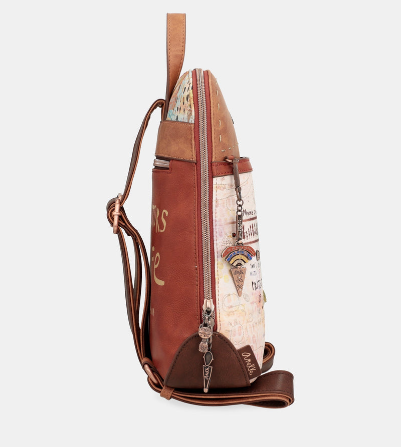 Anekke Menire Ethnic Print Backpack For Strollers