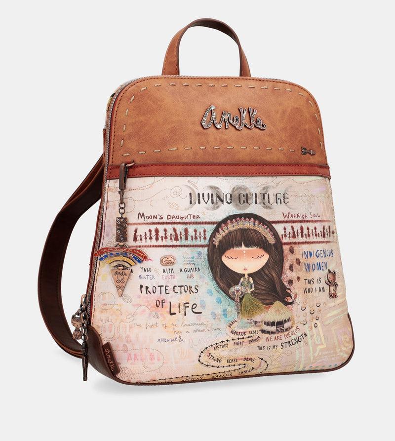 Anekke Menire ethnic print backpack for strollers