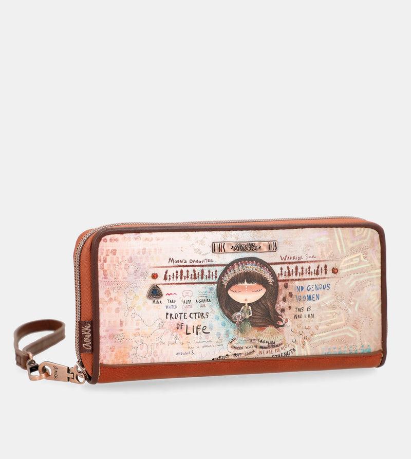 Anekke Menire large RFID embossed wallet