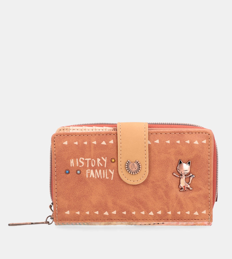 Anekke Menire Medium RFID Embossed Wallet