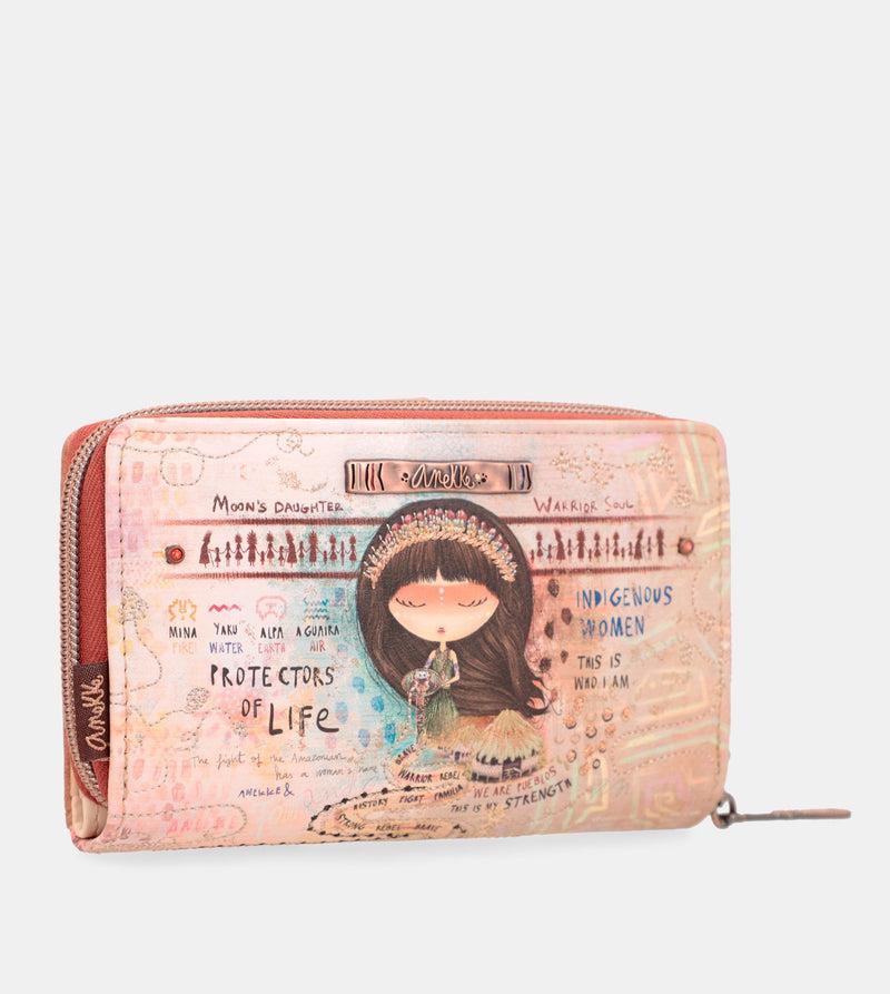 Anekke Menire medium RFID embossed wallet