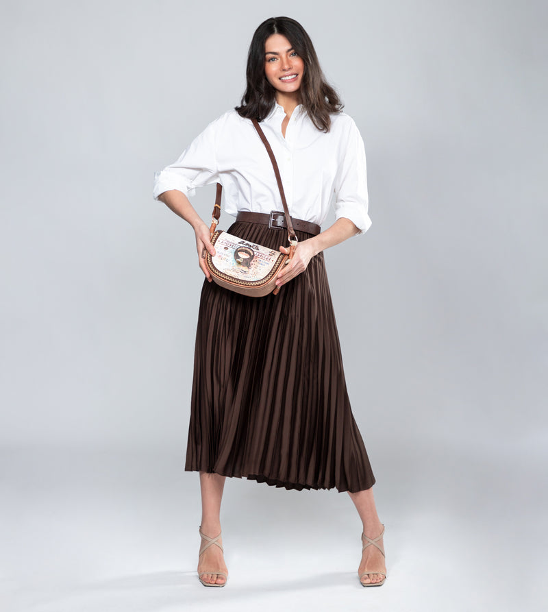 Anekke Menire Oval Crossbody Bag