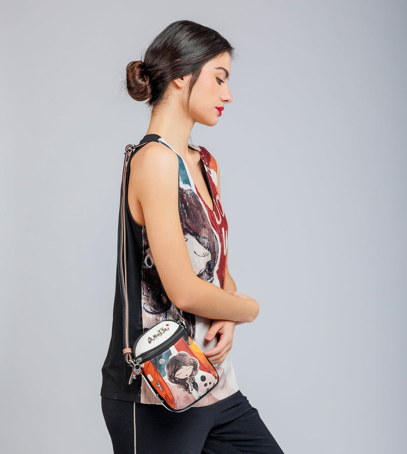 Anekke Mini Oval Crossbody Bag Alma