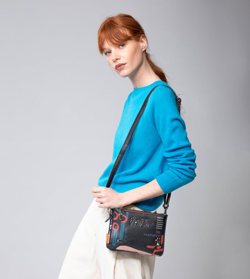 Anekke Nagare 3 Compartments Small Shoulder Bag