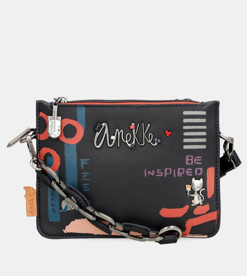 Anekke Nagare 3 Compartments Small Shoulder Bag