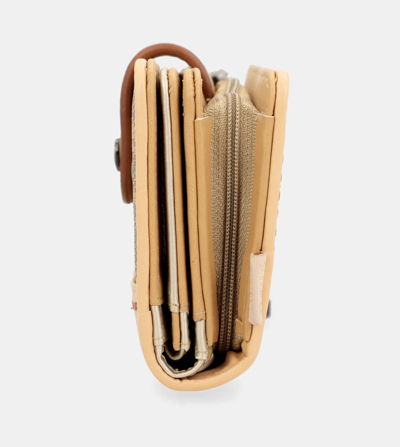Anekke Nature Pachamama Gold Medium RFID Wallet