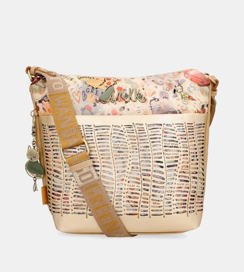 Anekke Nature Pachamama Golden Crossbody Bag