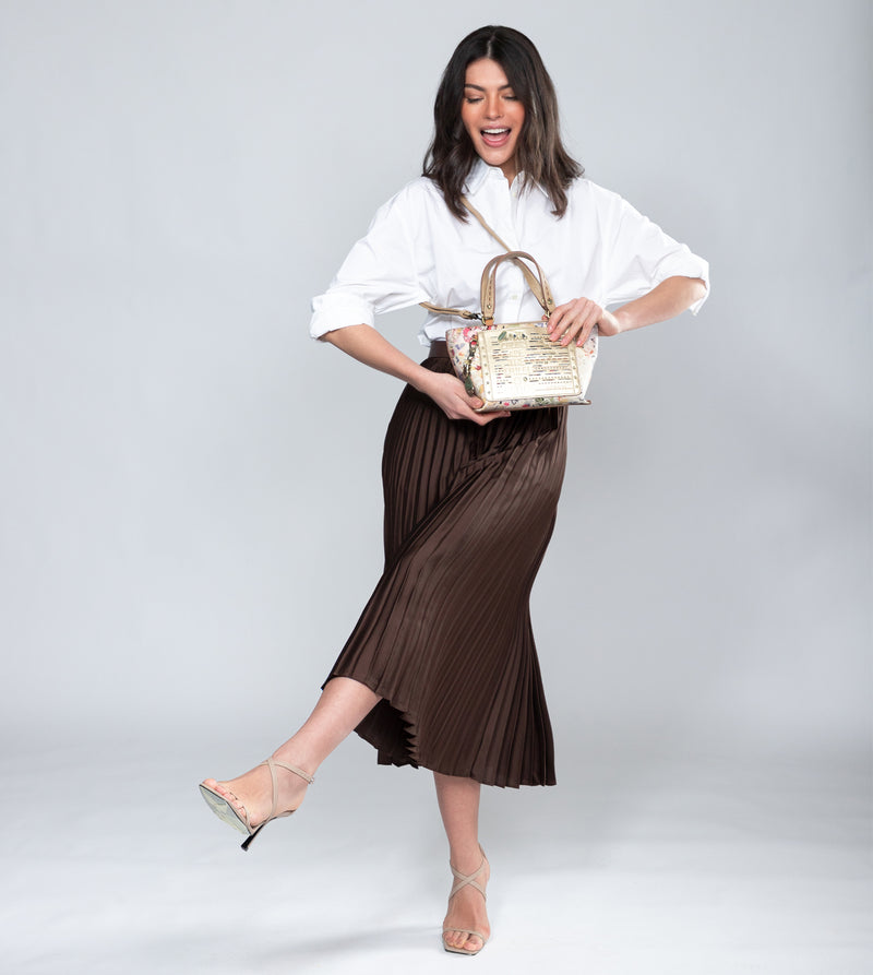 Anekke Nature Pachamama Golden Tote Bag