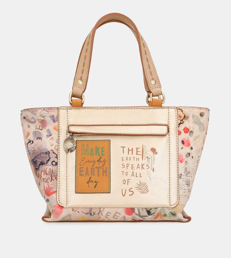 Anekke Nature Pachamama Golden Tote Bag
