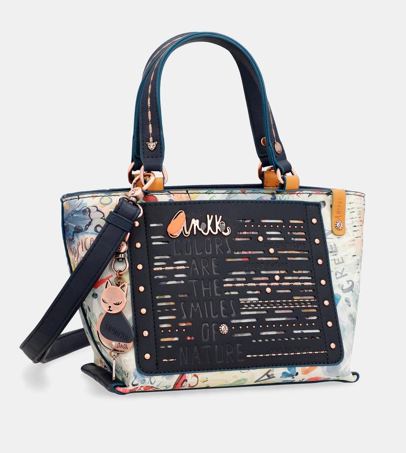 Anekke Nature Pachamama navy blue tote bag