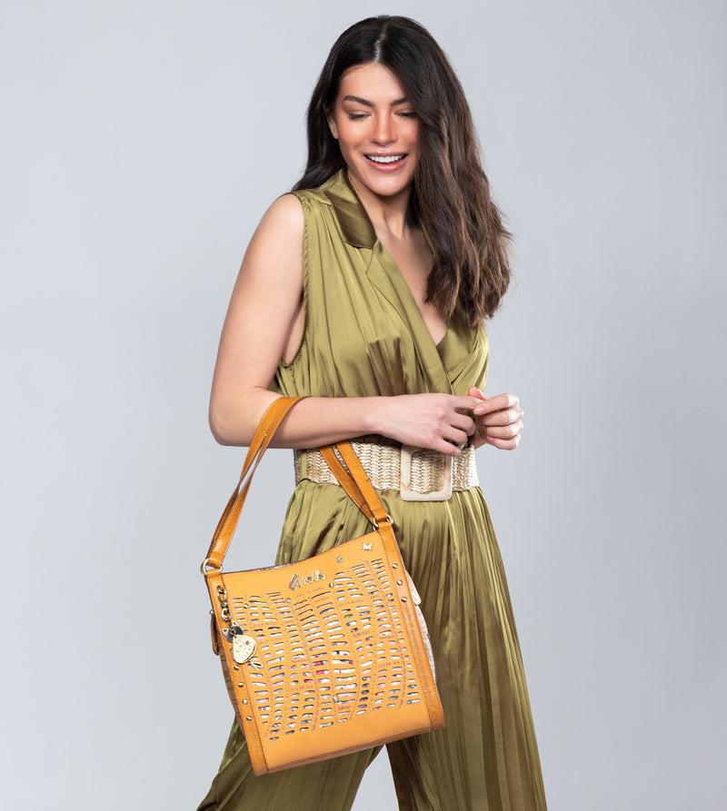 Anekke Nature Pachamama Ochre Crossbody Bag