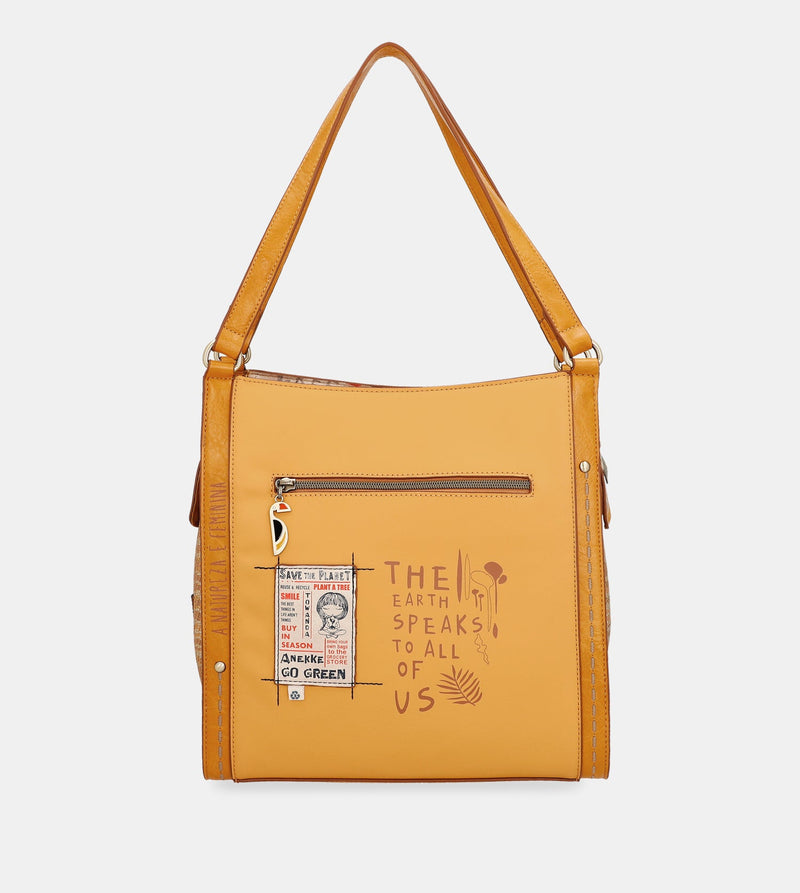 Anekke Nature Pachamama Ochre Crossbody Bag
