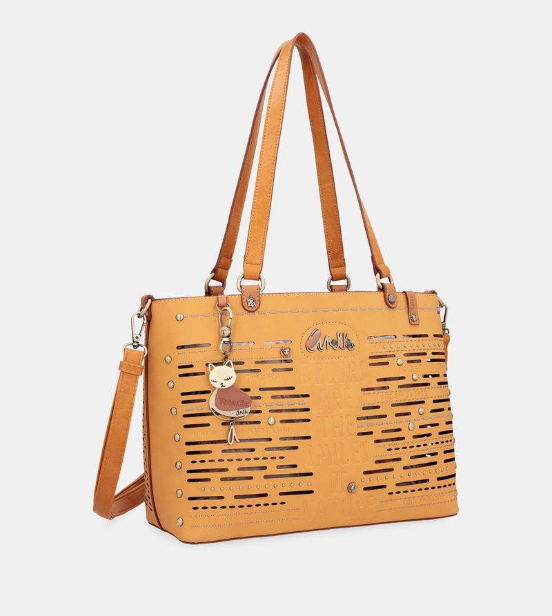 Anekke Nature Pachamama ochre large tote bag