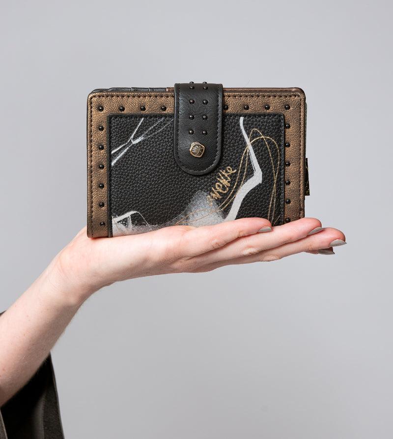 Anekke Nature Shodō Black Flexible RFID Wallet