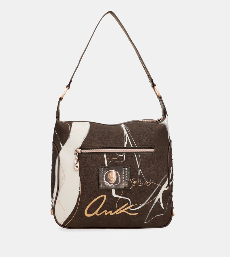 Anekke Nature Shodō Brown Shoulder Bag