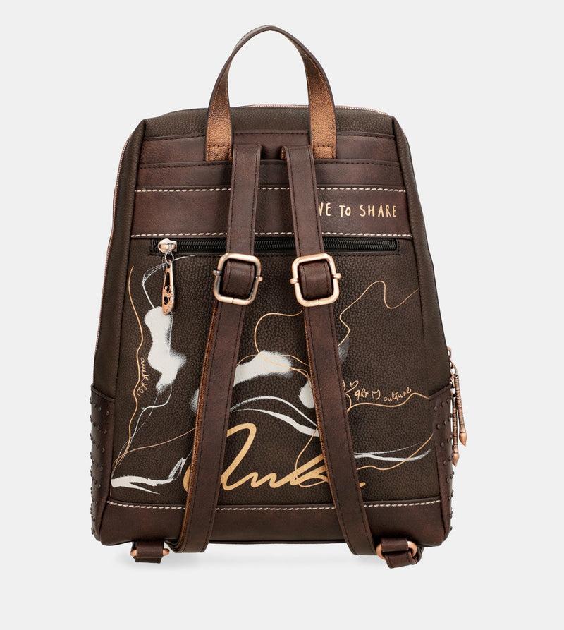 Anekke Nature Shodō Large Brown Backpack