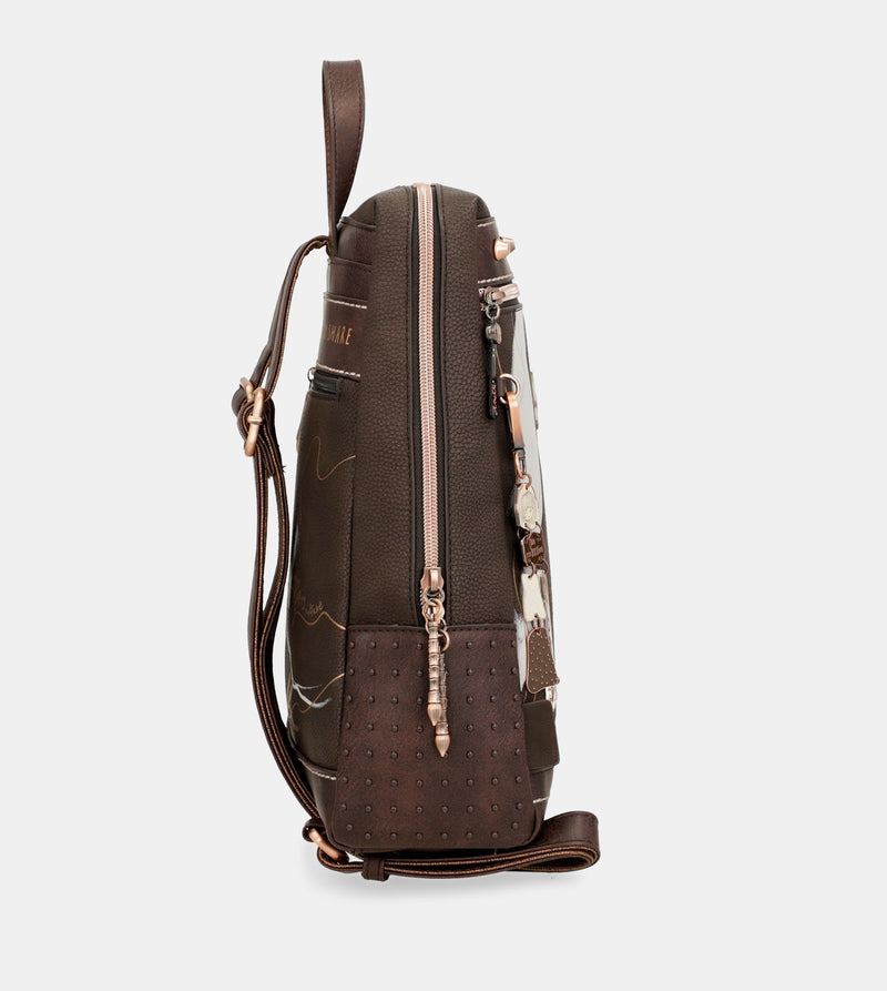 Anekke Nature Shodō Large Brown Backpack