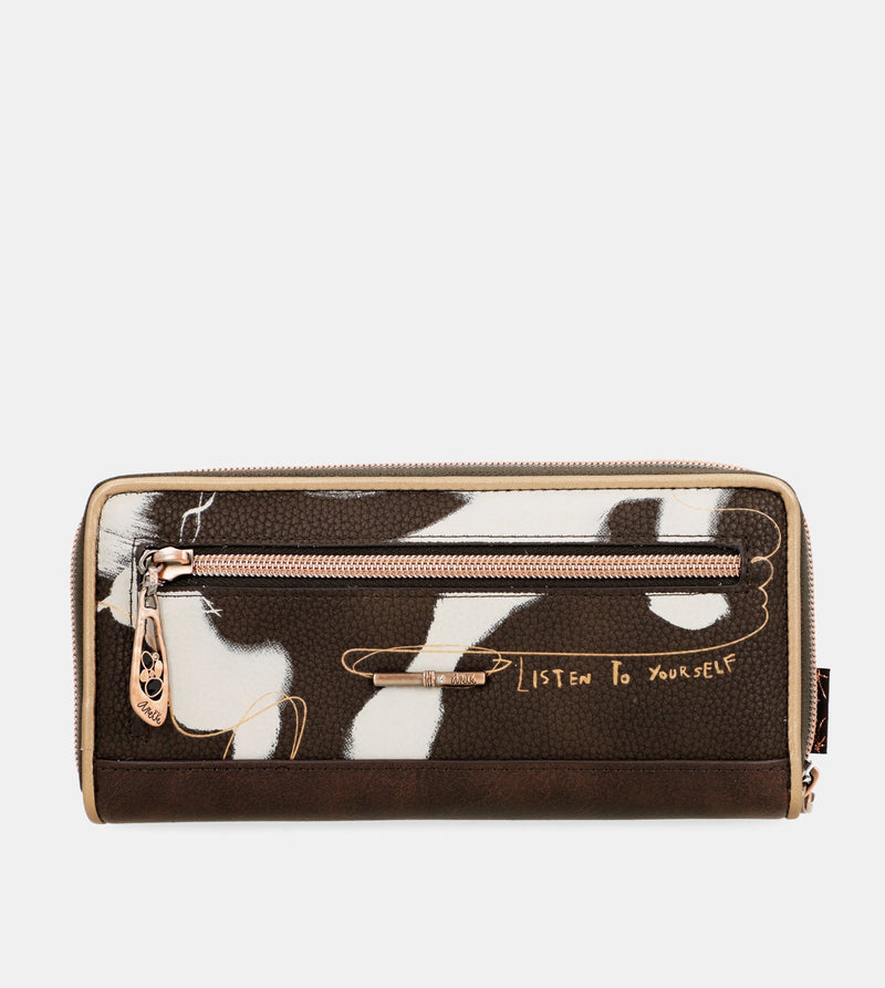 Anekke Nature Shodō Large Brown RFID Wallet