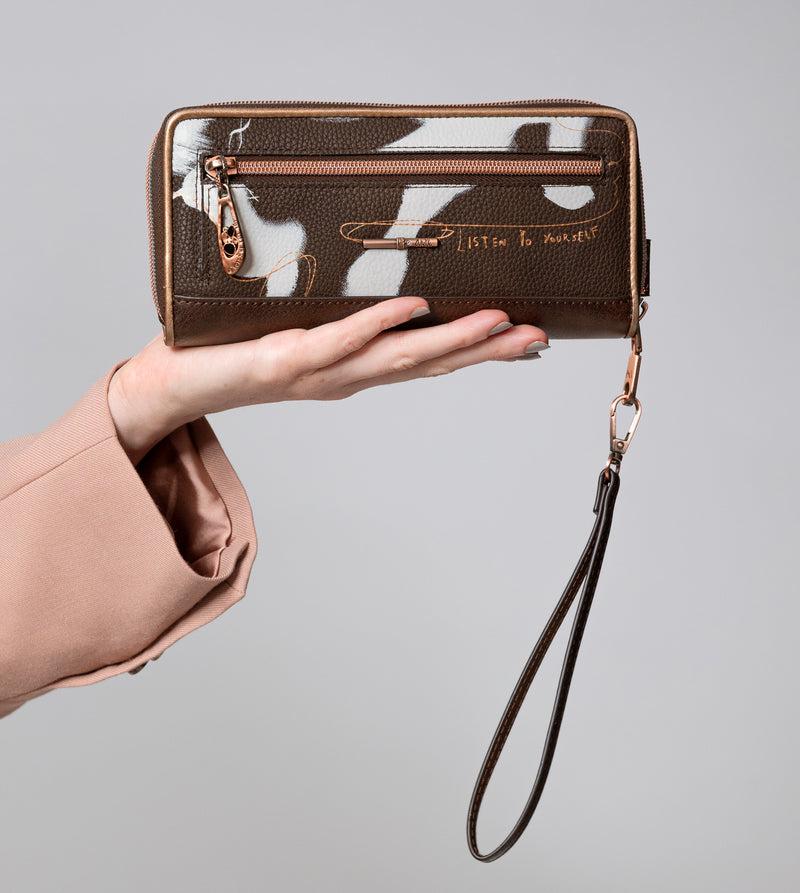 Anekke Nature Shodō Large Brown RFID Wallet