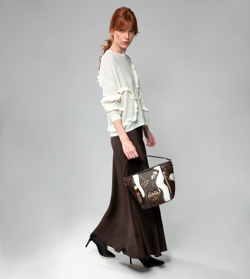 Anekke Nature Shodō Medium Brown Handbag