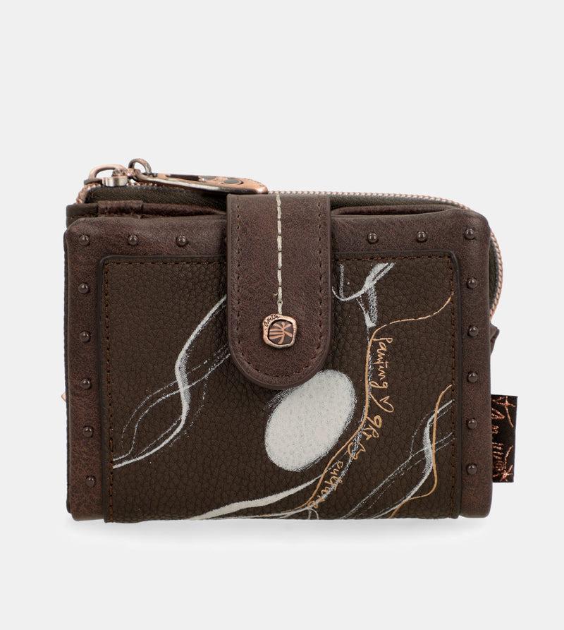 Anekke Nature Shodō Small Brown RFID Wallet