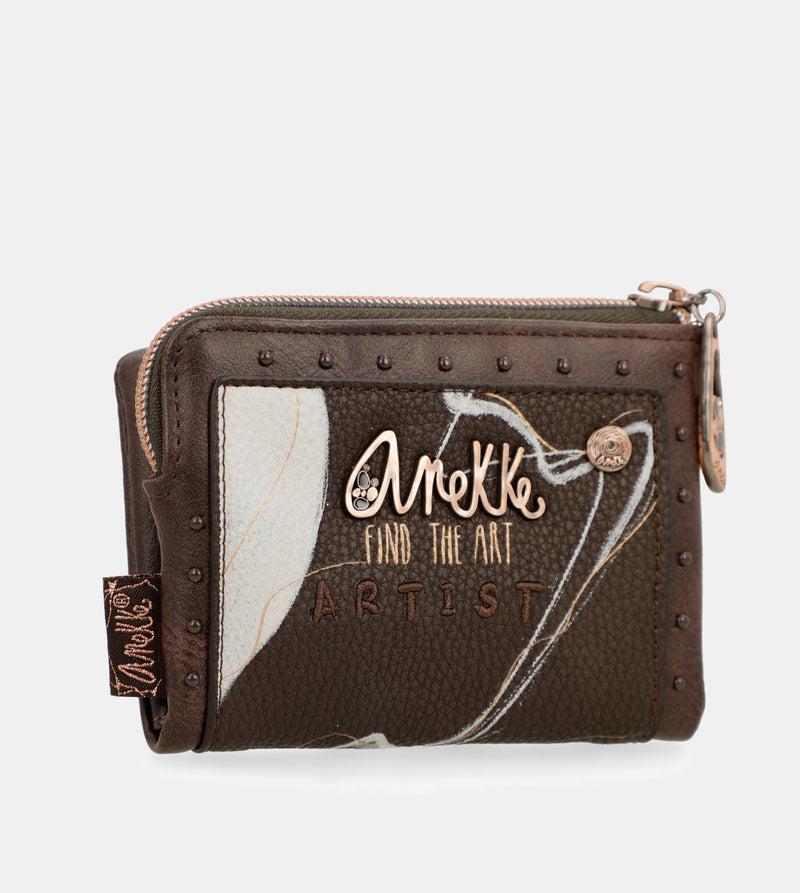 Anekke Nature Shodō Small Brown RFID Wallet