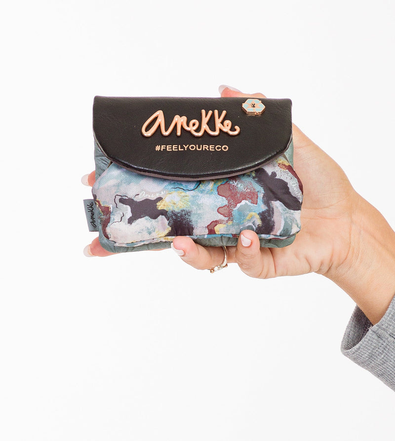 Anekke Nature Woods Coin Purse With Flap