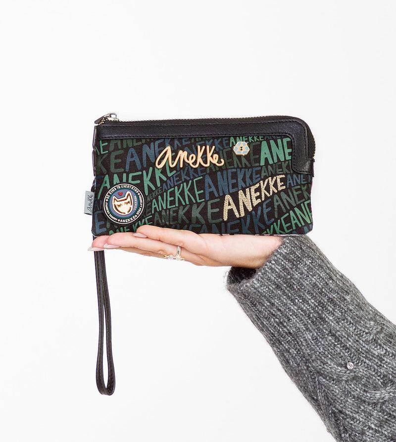 Anekke Nature Woods Coin Purse With Hand Strap