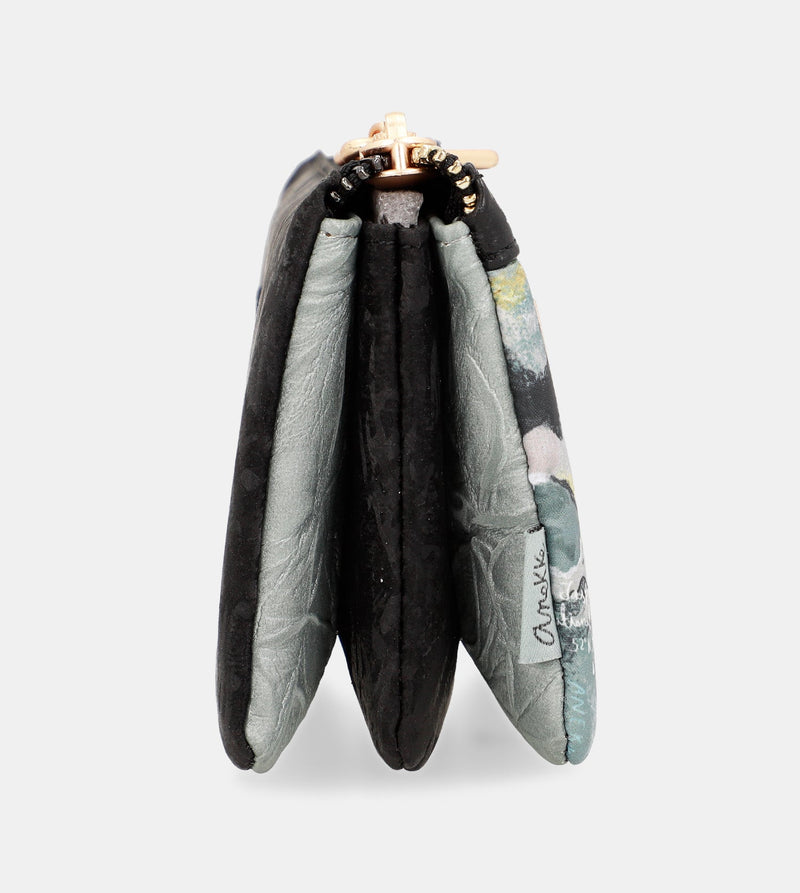 Anekke Nature Woods Triple Compartment Coin Purse